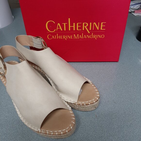 Catherine Malandrino Espadrille Wedge Sandals; Women's Size 10; Open Toe - Picture 2 of 5
